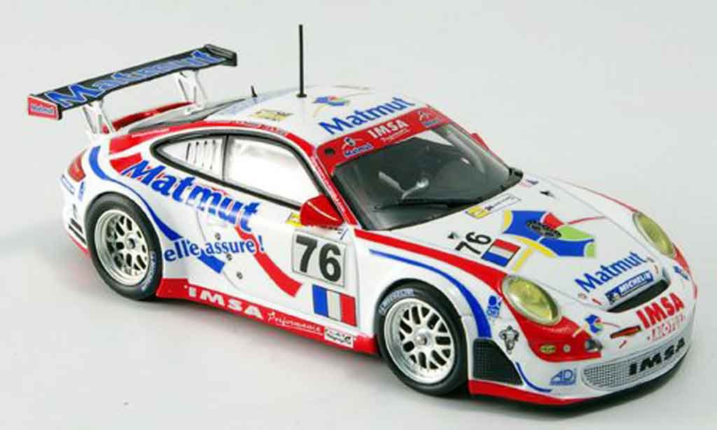 Porsche 997 GT3 RSR 1/43 Minichamps GT3 RSR 2007 IMSA Le Mans modellino in miniatura