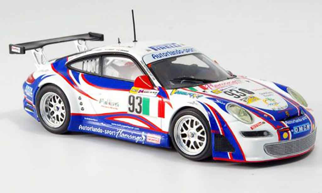 Porsche 997 GT3 RSR 1/43 Minichamps GT3 RSR 2007 Autorlando Le Mans modellino in miniatura