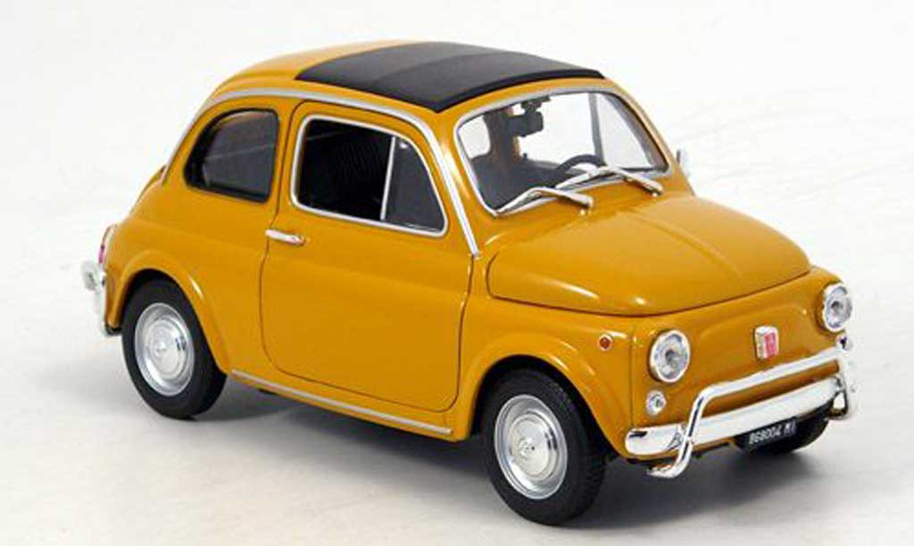 Fiat 500 1/18 Welly ocker 1957 modellino in miniatura