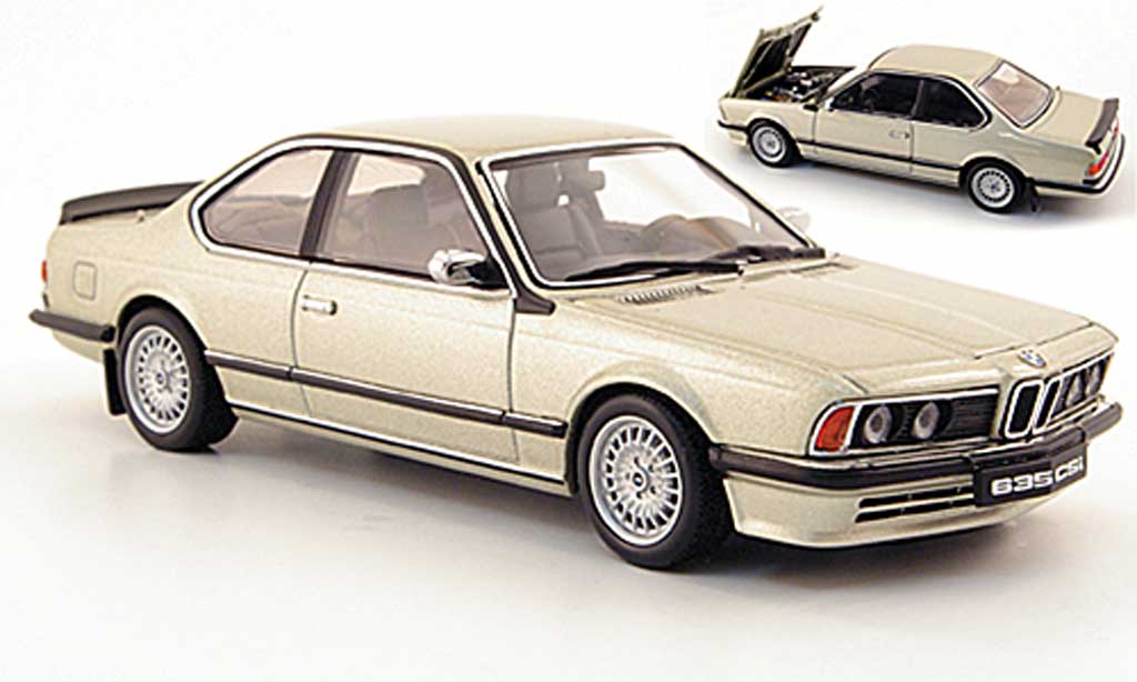Bmw 635 CSI 1/43 Autoart beige modellino in miniatura