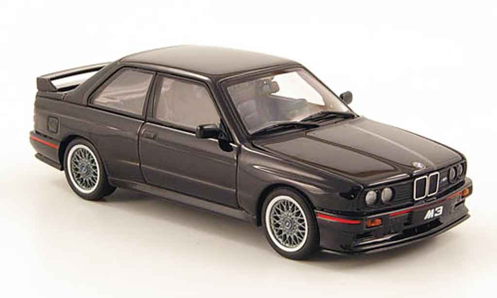 Bmw M3 E30 1/43 Autoart E30 Evolution nero 1990 modellino in miniatura