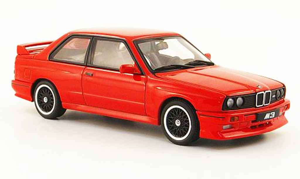 Bmw M3 E30 1/43 Autoart E30 Evolution Cecotto Edition rosso 1989 modellino in miniatura