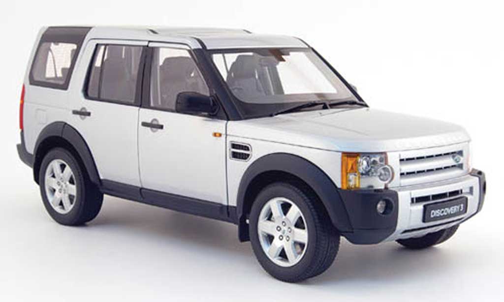 Land Rover Discovery 1/18 Autoart 3 grigio 2005 modellino in miniatura