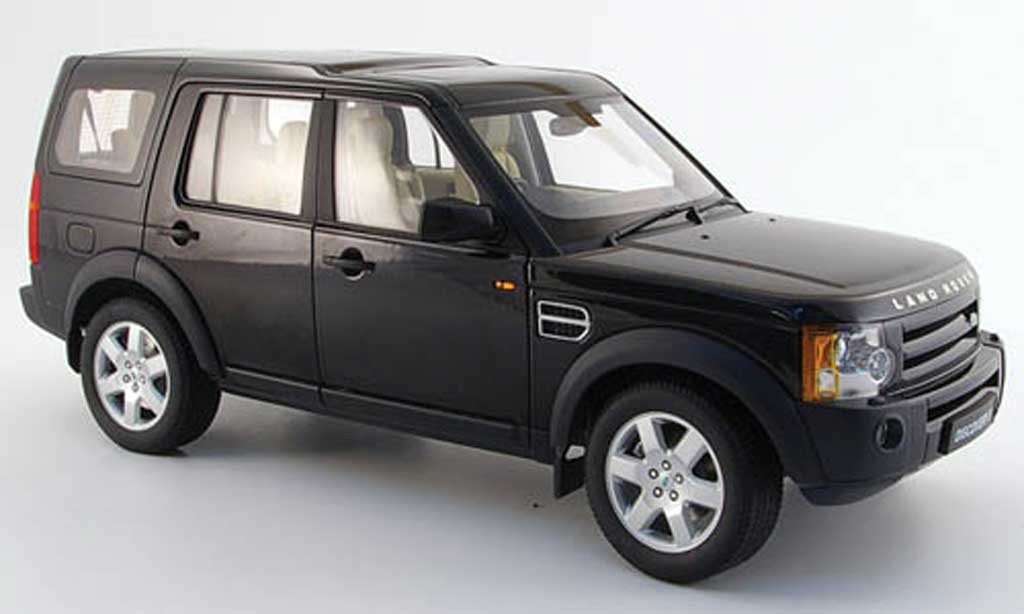 Land Rover Discovery 1/18 Autoart 3 nero 2005 modellino in miniatura