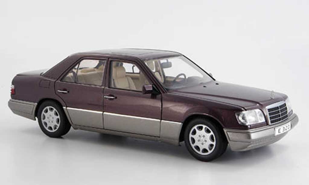 Mercedes Classe E 1/18 Autoart e 320 (w 124) limousine flieder (bornit) 1995 modellino in miniatura