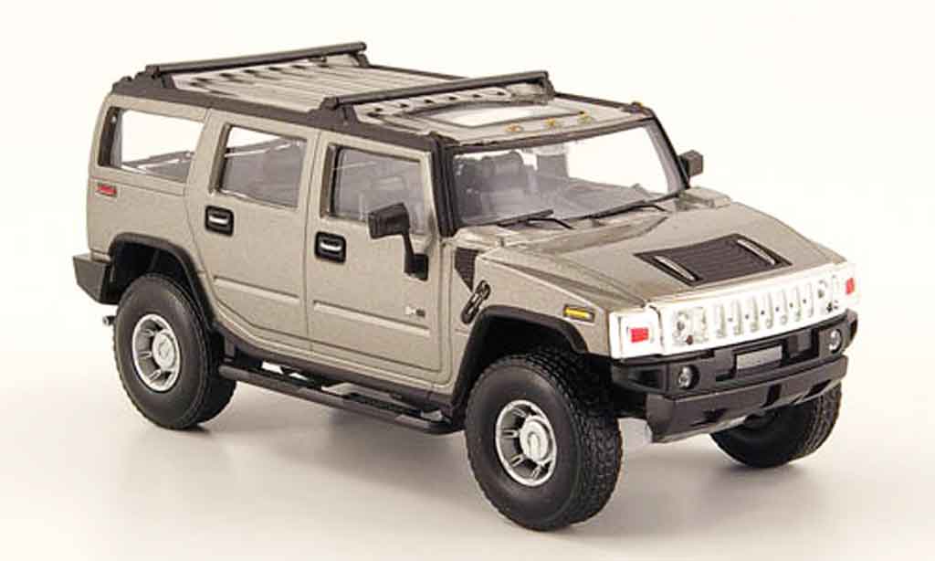 Hummer H2 1/43 Cararama grigio modellino in miniatura
