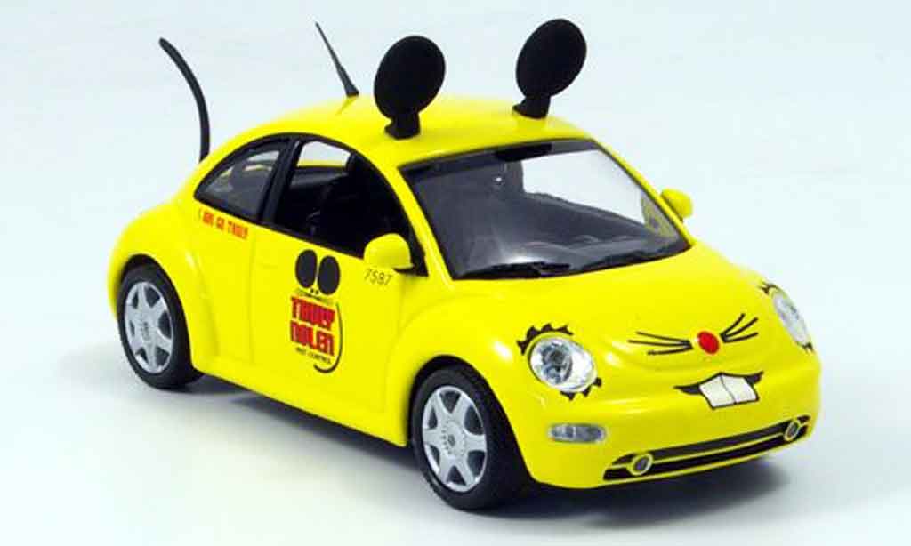 Volkswagen New Beetle 1/43 Minichamps truly nolen pest control modellino in miniatura