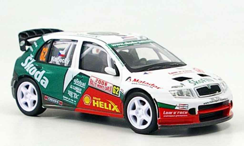 Skoda Fabia WRC 1/43 Abrex WRC evo ii no.62 kopecky modellino in miniatura