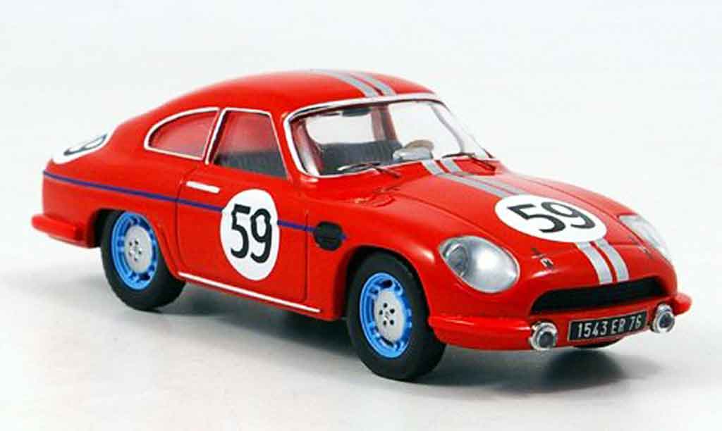Panhard DB HBR 1959 1/43 IXO 1959 4 No.59 Faucher Laffargue Le Mans modellino in miniatura