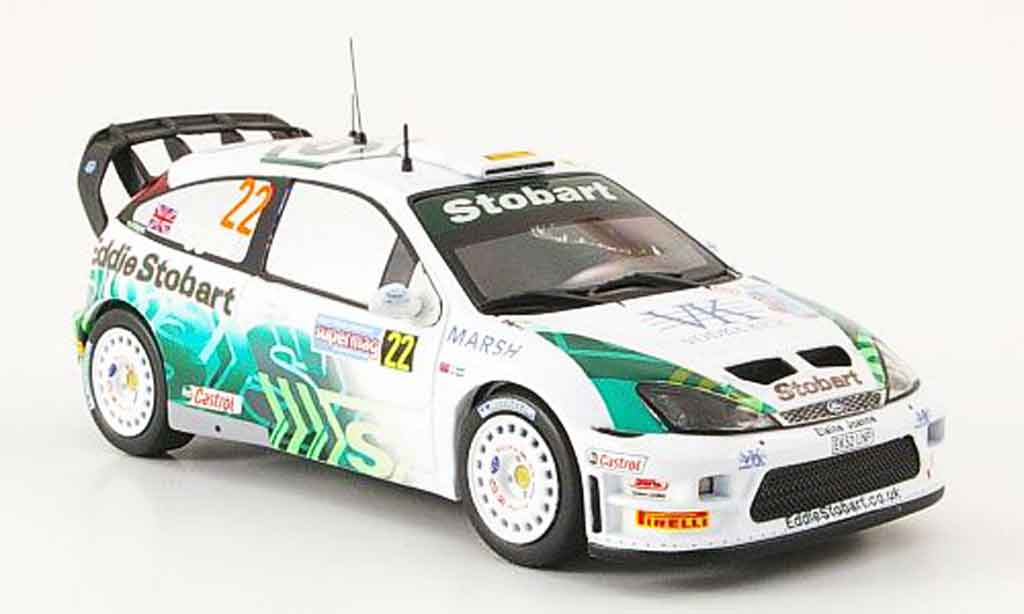 Ford Focus RS WRC 1/43 IXO RS WRC No.22 Higgins Agnew Rally Italien 2005 modellino in miniatura