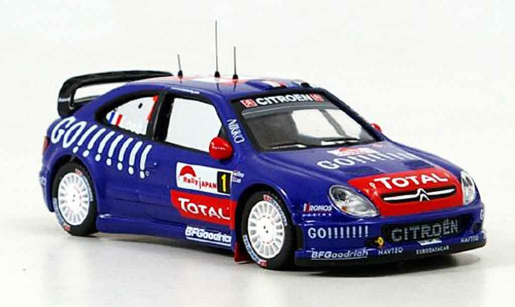 Citroen Xsara WRC 2006 1/43 IXO WRC 2006 no.1 sieger rallye japan modellino in miniatura