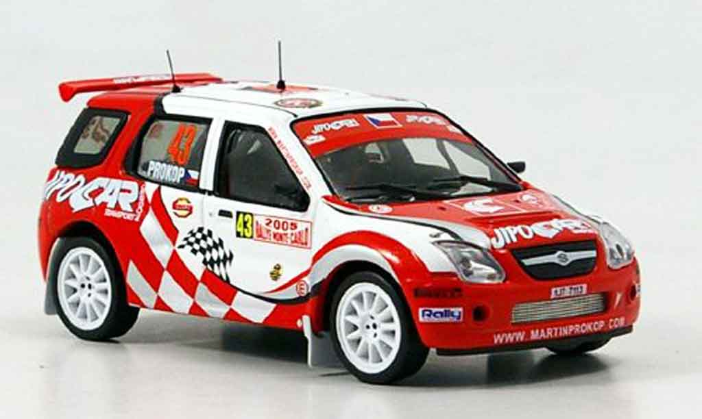 Suzuki Ignis 1/43 IXO S1600 No.43 JipoCar Rally Monte Carlo 2005 modellino in miniatura