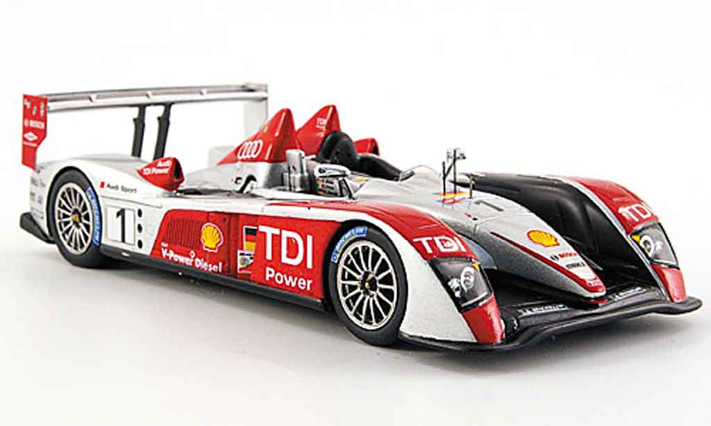 Audi R10 2007 1/43 Spark 2007 TDI No.1 Sport 24h Le Mans modellino in miniatura