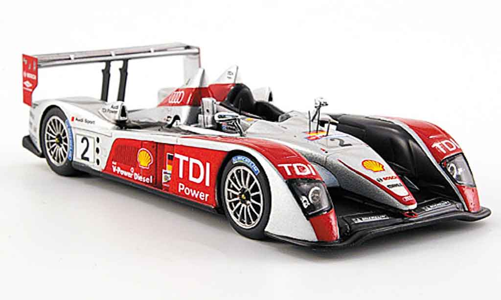 Audi R10 2007 1/43 Spark 2007 TDI Sport No.2 24h Le Mans modellino in miniatura
