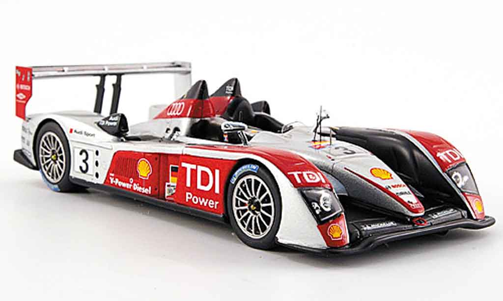 Audi R10 2007 1/43 Spark 2007 TDI Sport No.3 24h Le Mans modellino in miniatura