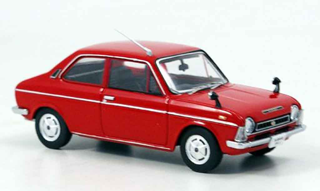 Subaru FF 1/43 Ebbro 1 1100 rosso 1969 modellino in miniatura