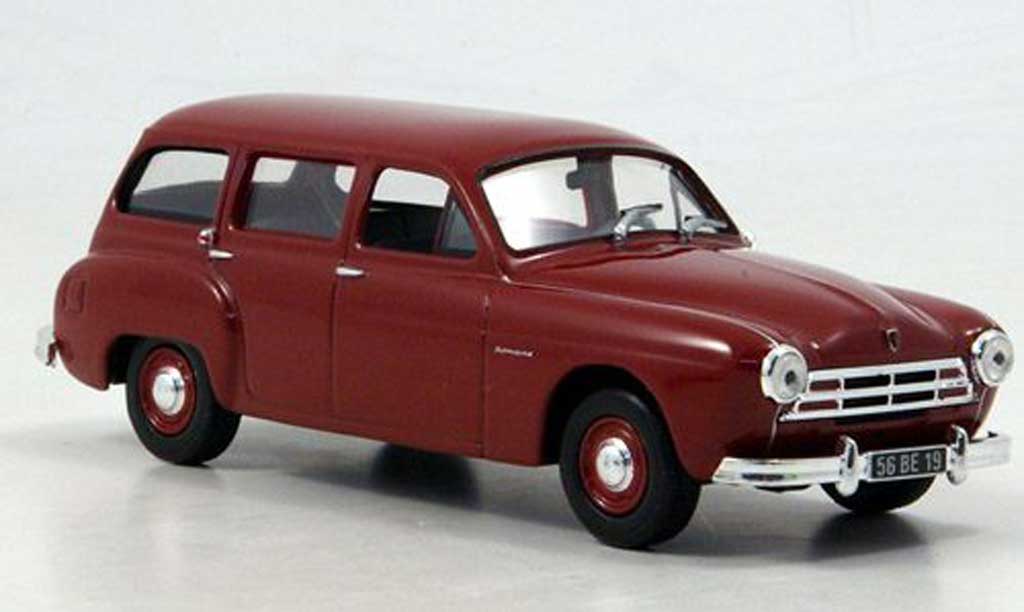 Renault Fregate 1/43 Norev rosso 1956 modellino in miniatura