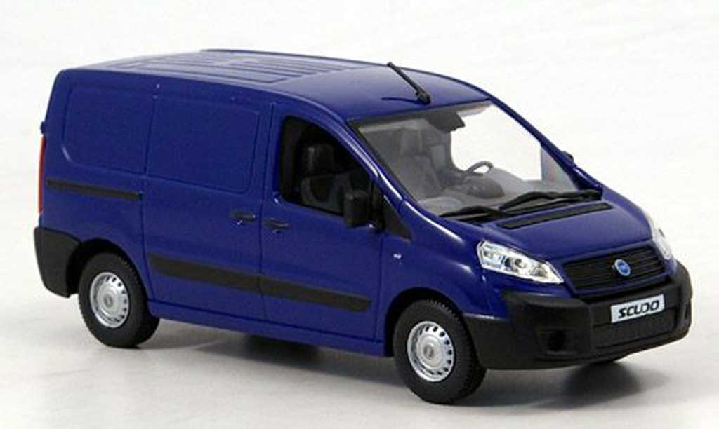 Fiat Scudo 1/43 Norev fourgon blu 2006 modellino in miniatura