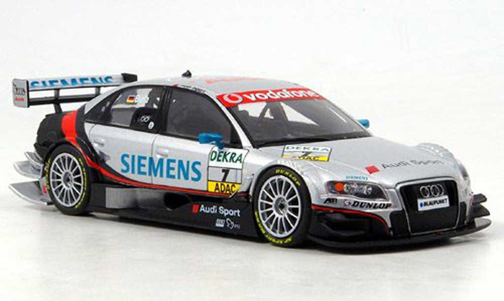 Audi A4 DTM 1/43 Minichamps DTM No.7 F.Biela Sport Team Abt Oschersleben 2007 modellino in miniatura