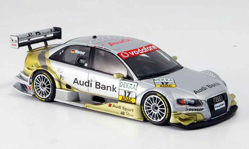Audi A4 DTM 1/43 Minichamps DTM Werner Sport Team 2007 modellino in miniatura