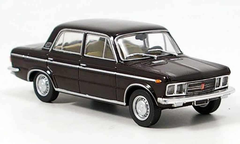 Fiat 125 1/43 Starline Special marronee 1968 modellino in miniatura