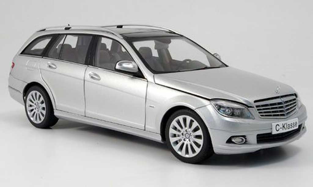 Mercedes Classe C 1/18 Autoart break t-modell grigio elegance modellino in miniatura
