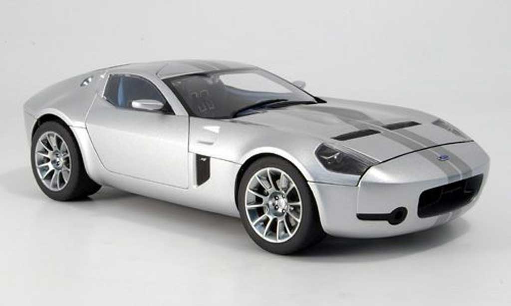 Shelby GR-1 1/18 Autoart concept grigio avec bandes grigios modellino in miniatura