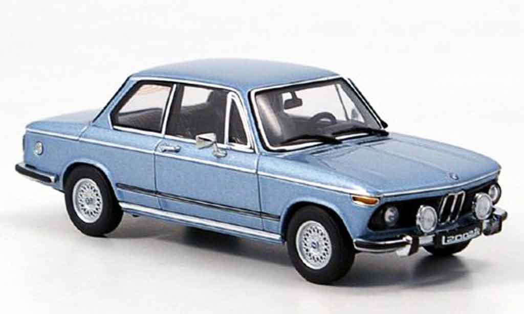 Bmw 2002 Tii 1/43 Autoart Tii tii L blu 1974 modellino in miniatura