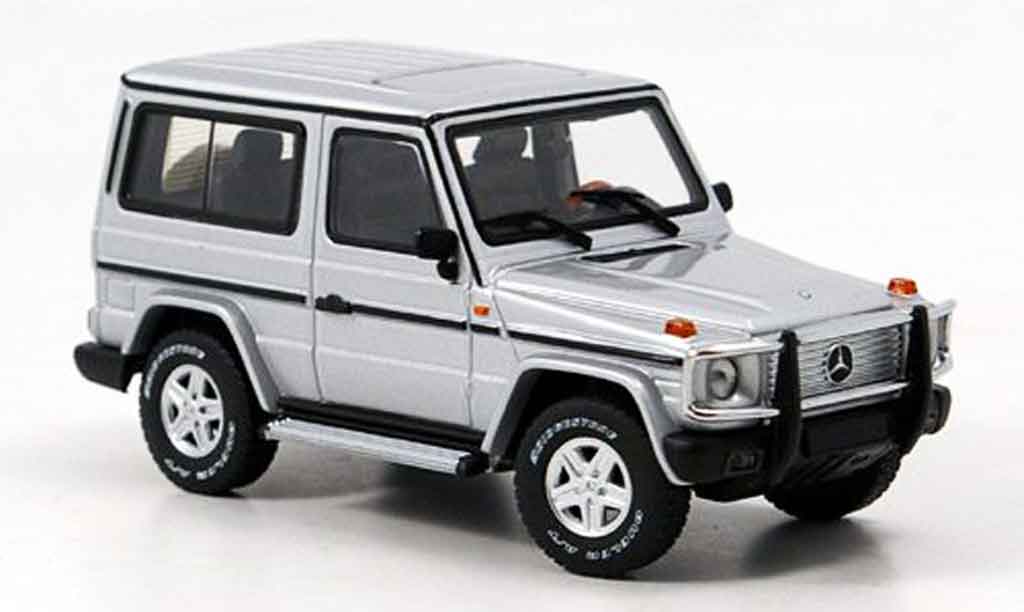 Mercedes Classe G 1/43 Autoart grigio metallisee SWB 3turer modellino in miniatura
