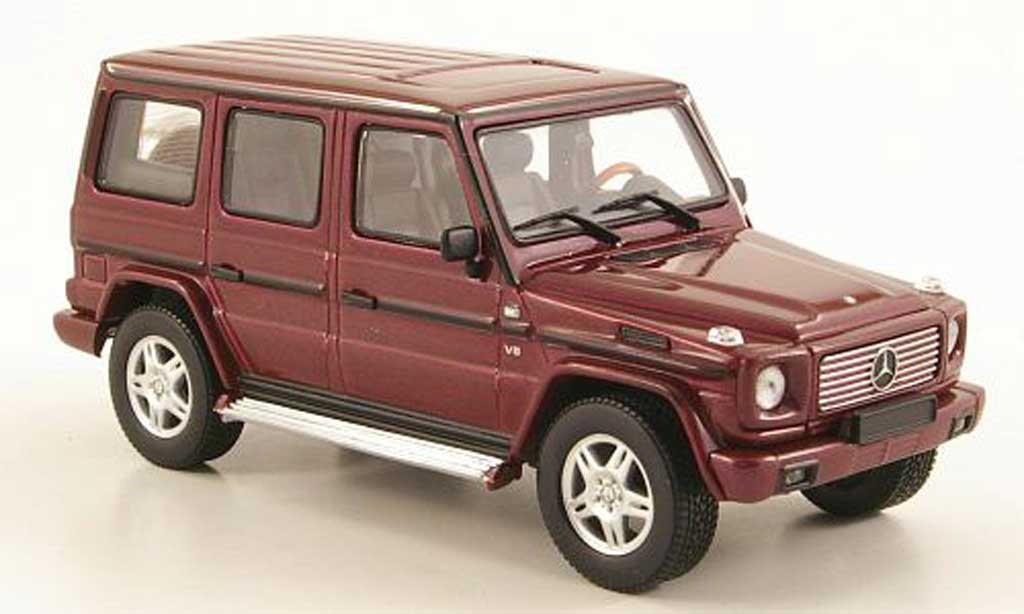 Mercedes Classe G 1/43 Autoart rosso LWB / 5-portes modellino in miniatura