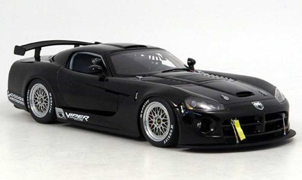 Dodge Viper Competition 1/18 Autoart Competition car plain body nero 2004 modellino in miniatura