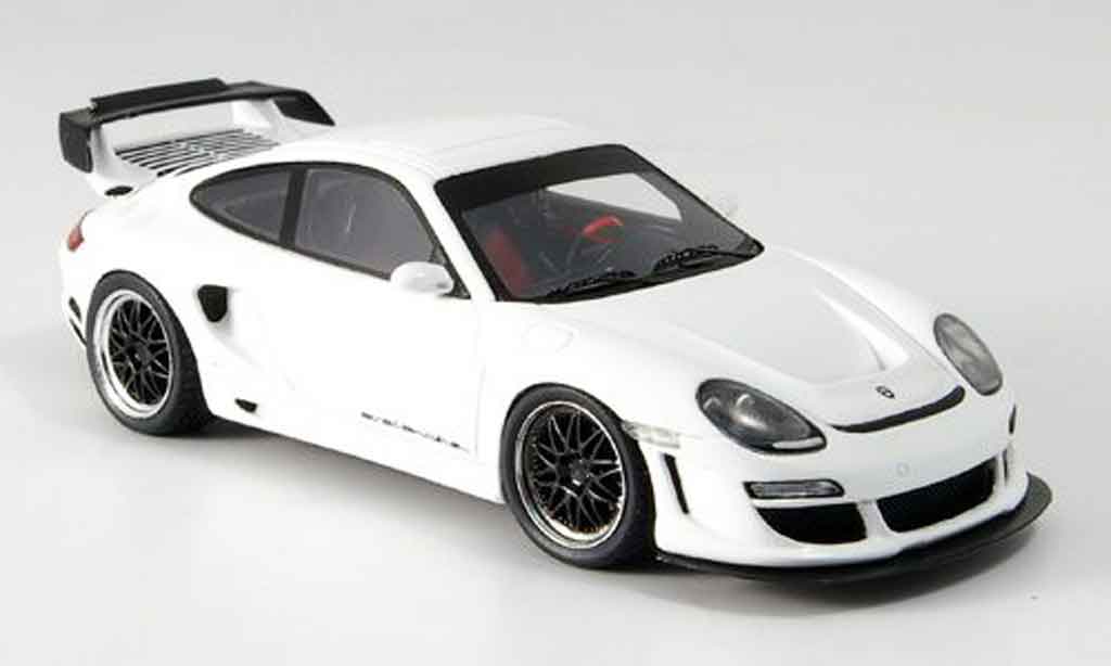 Gemballa GTR 640 1/43 Spark 640 Evo bianco 2007 modellino in miniatura