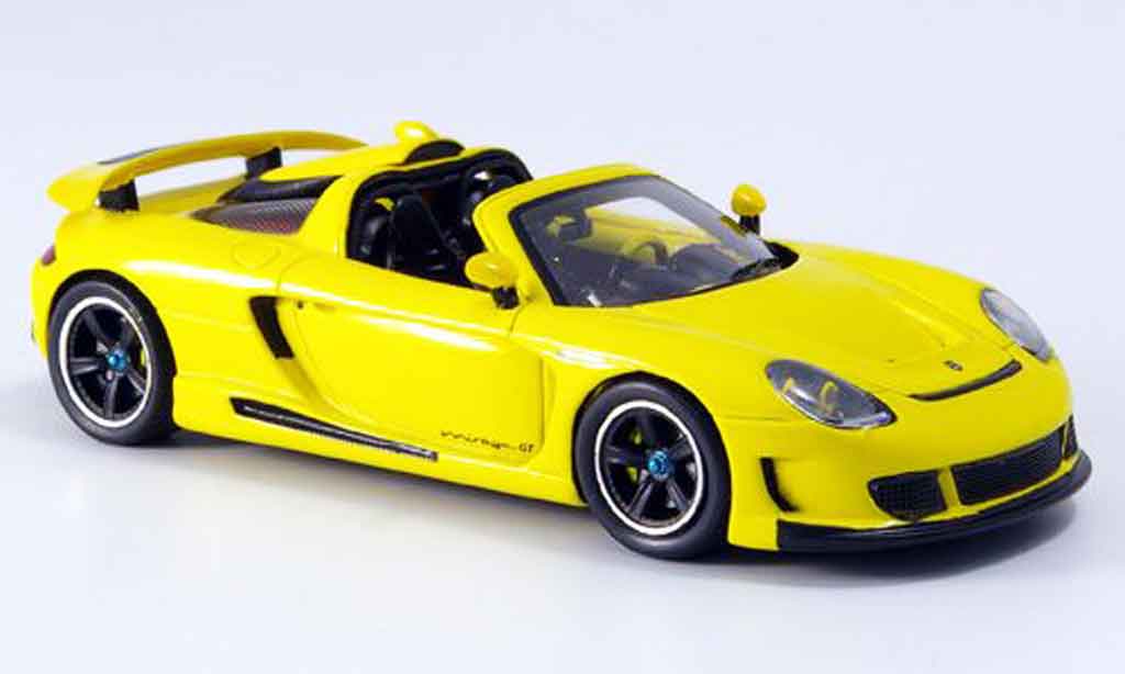 Gemballa Mirage GT 1/43 Spark GT giallo 2007 modellino in miniatura