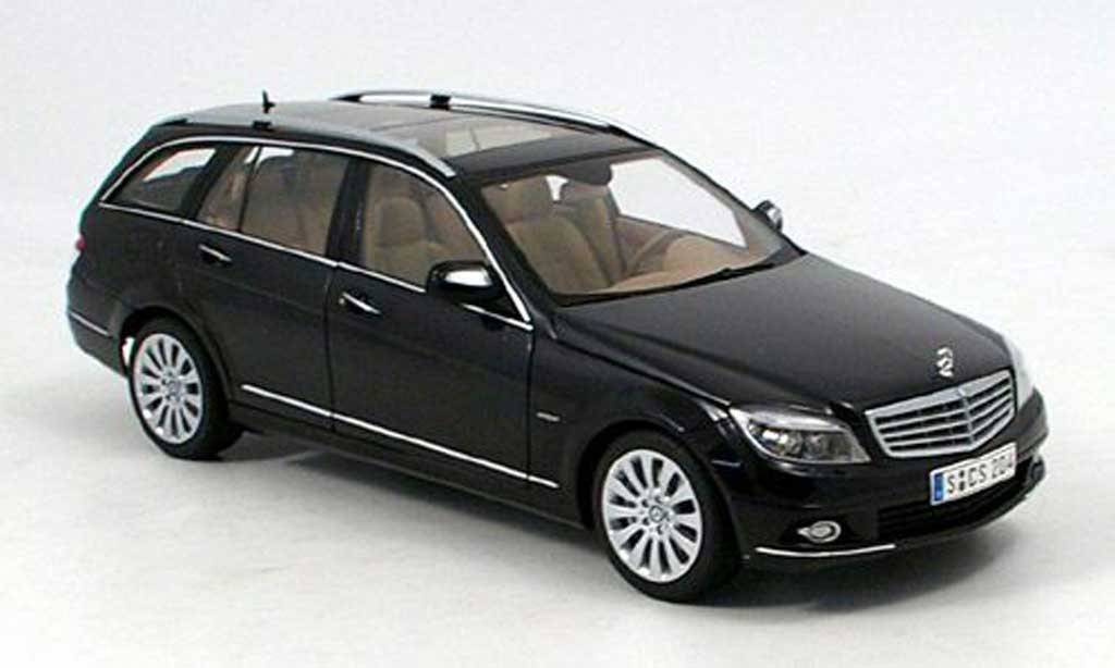 Mercedes Classe C 1/18 Autoart T-Modell (S204) nero Elegance modellino in miniatura