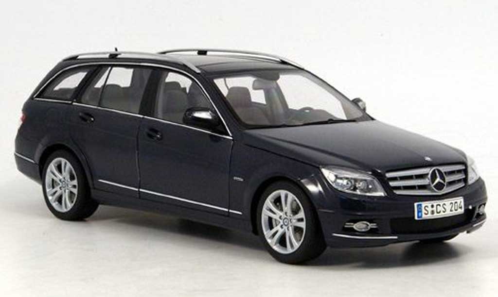 Mercedes Classe C 1/18 Autoart T-Modell (S204) grigio Avantgarde modellino in miniatura