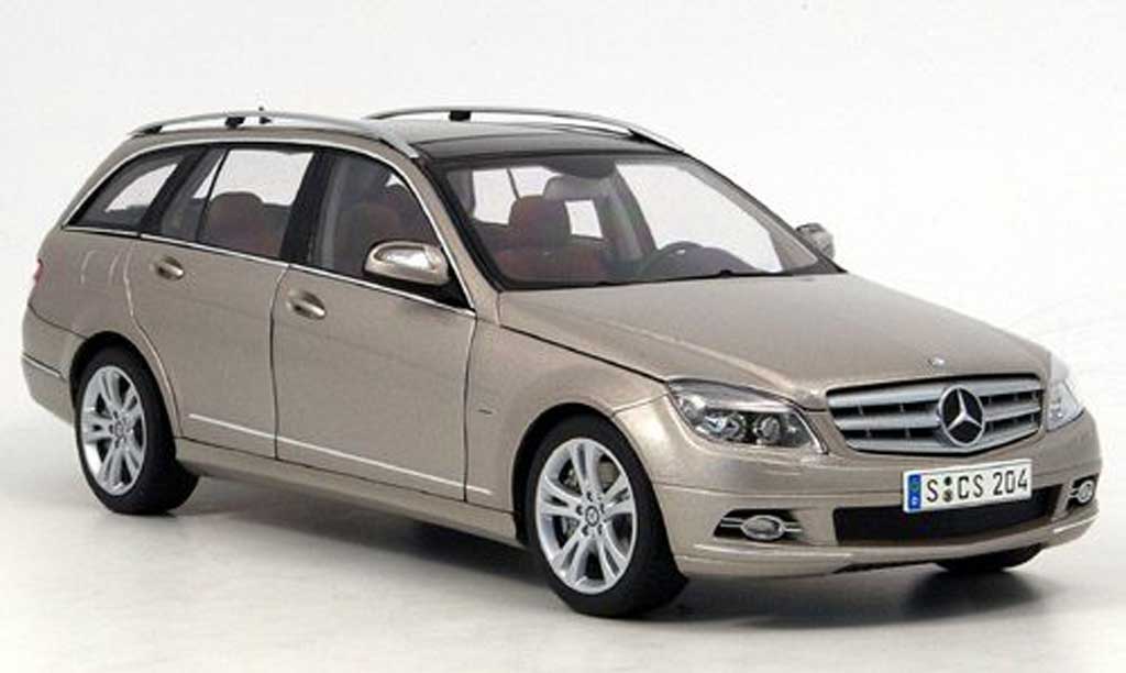 Mercedes Classe C 1/18 Autoart avantgarde t-modell grigio modellino in miniatura