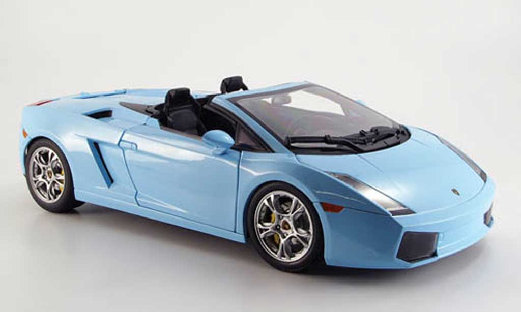 Lamborghini Gallardo Spyder 1/18 Norev Spyder blu 2006 modellino in miniatura