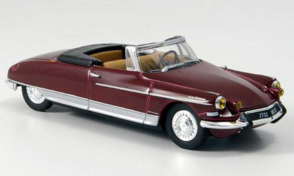 Citroen DS 19 1/43 Norev 19 Chapron rosso Le Caddy 1963 modellino in miniatura