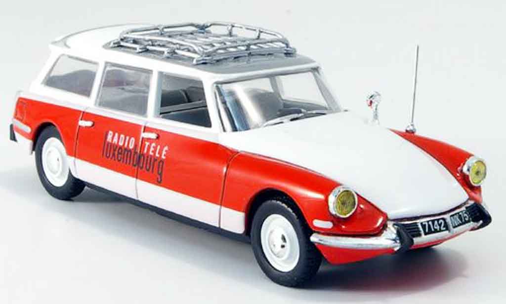 Citroen ID 19 1/43 Norev break rtl rosso bianco 1963 modellino in miniatura