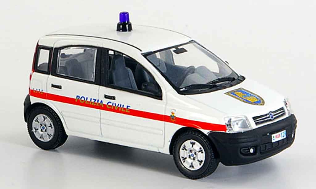 Fiat Panda 1/43 Norev police Frankreich 2004 modellino in miniatura