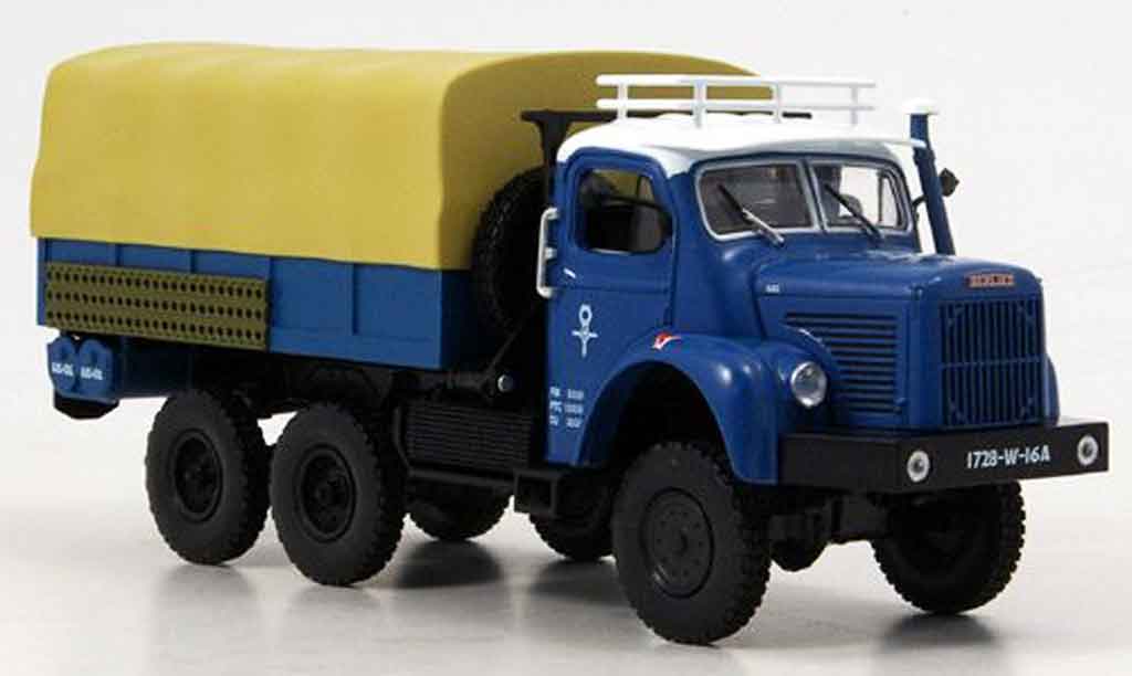 Berliet GBC 1/43 Norev 8 6x6 Gazelle blu 1959 modellino in miniatura