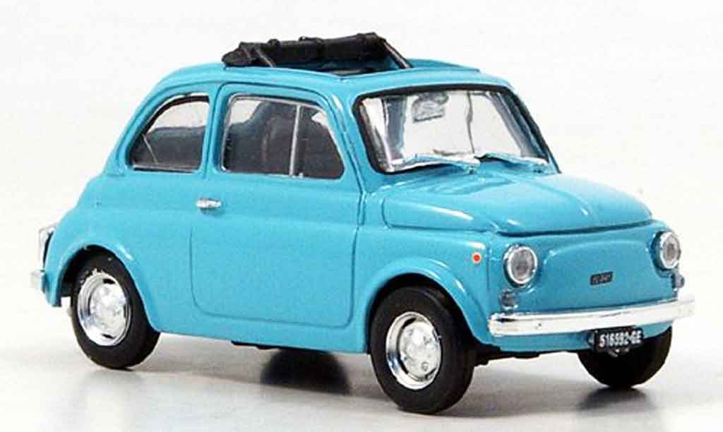 Fiat 500 1/43 Brumm R blu 1972 modellino in miniatura