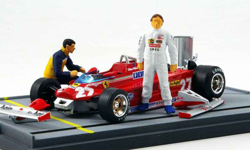 Ferrari 126 1981 1/43 Brumm 1981 CK turbo villeneuve flughafen istrana modellino in miniatura