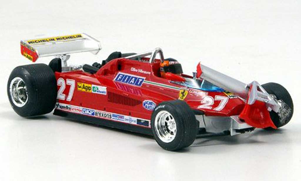 Ferrari 126 1981 1/43 Brumm 1981 CK Turbo Villeneuve Runde 55-56 GP Kanada modellino in miniatura
