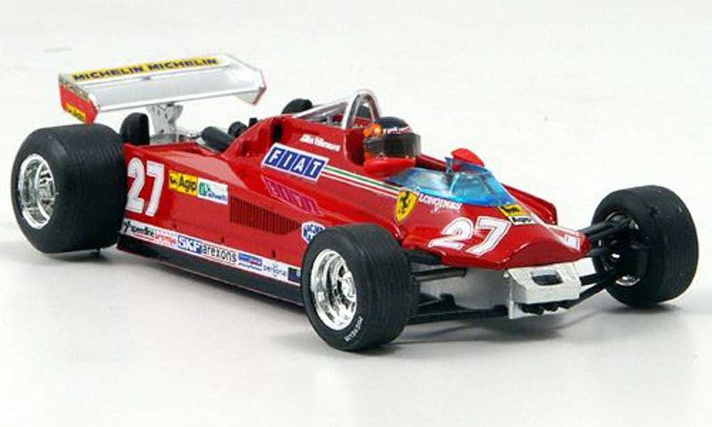 Ferrari 126 1981 1/43 Brumm 1981 CK Turbo Villeneuve Runde 57-63 GP Kanada modellino in miniatura