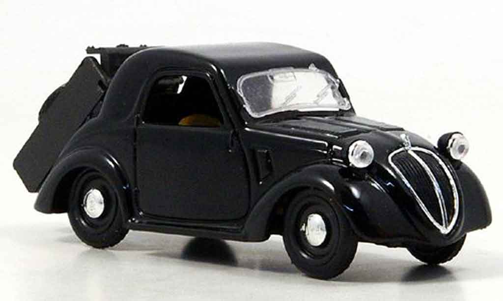 Fiat Topolino 1/43 Brumm nero 2007 modellino in miniatura