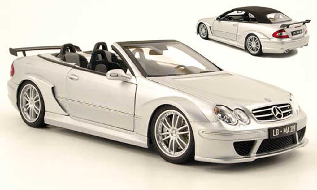 Mercedes Classe CL DTM 1/18 Kyosho K DTM amg cabrio grigio metallisee modellino in miniatura