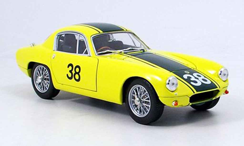 Lotus Elite 1/18 Yat Ming race version no.378 giallo 1960 modellino in miniatura