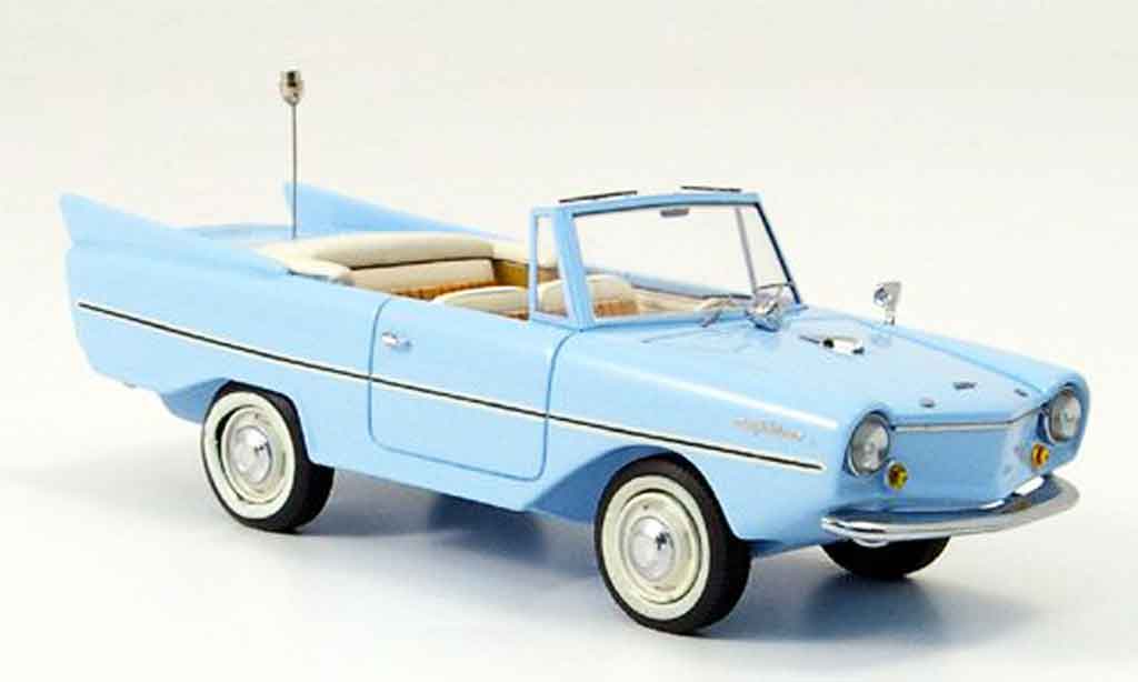 Amphicar Cabrio 1/43 Neo blu 1961 modellino in miniatura