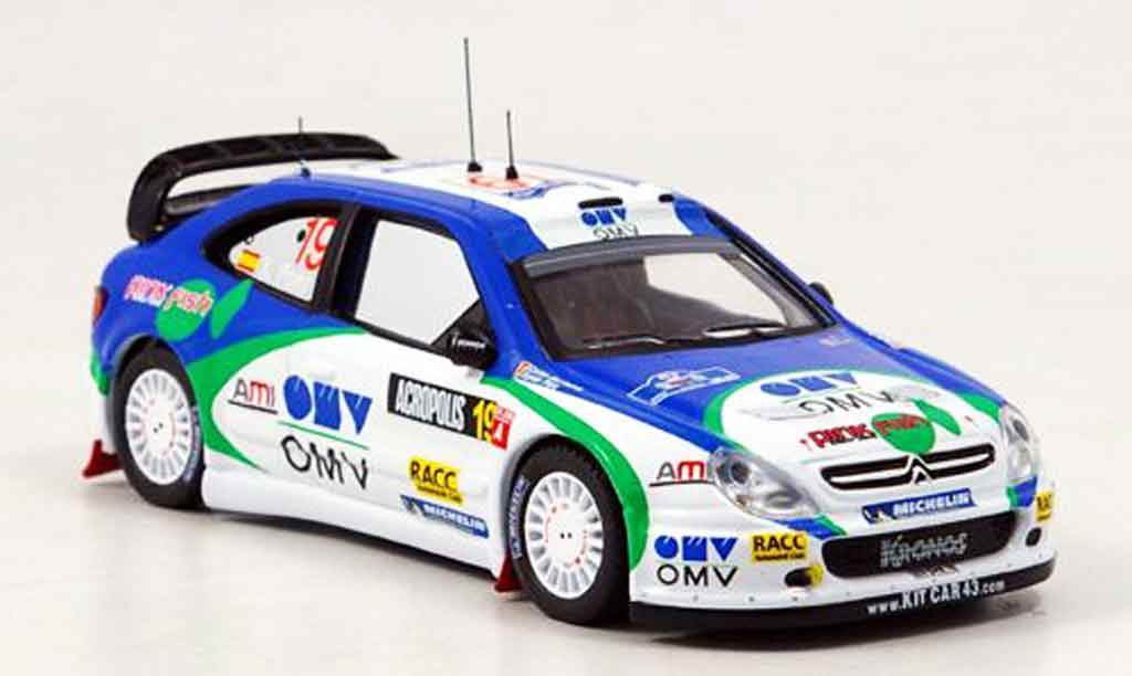 Citroen Xsara WRC 2005 1/43 IXO WRC 2005 no.19 pons del barrio rallye acropolis modellino in miniatura